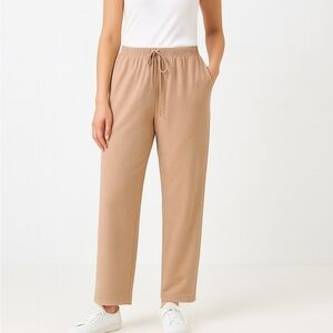 Lauren Ralph Lauren Pull On beige 100% cotton womens pants 2x
